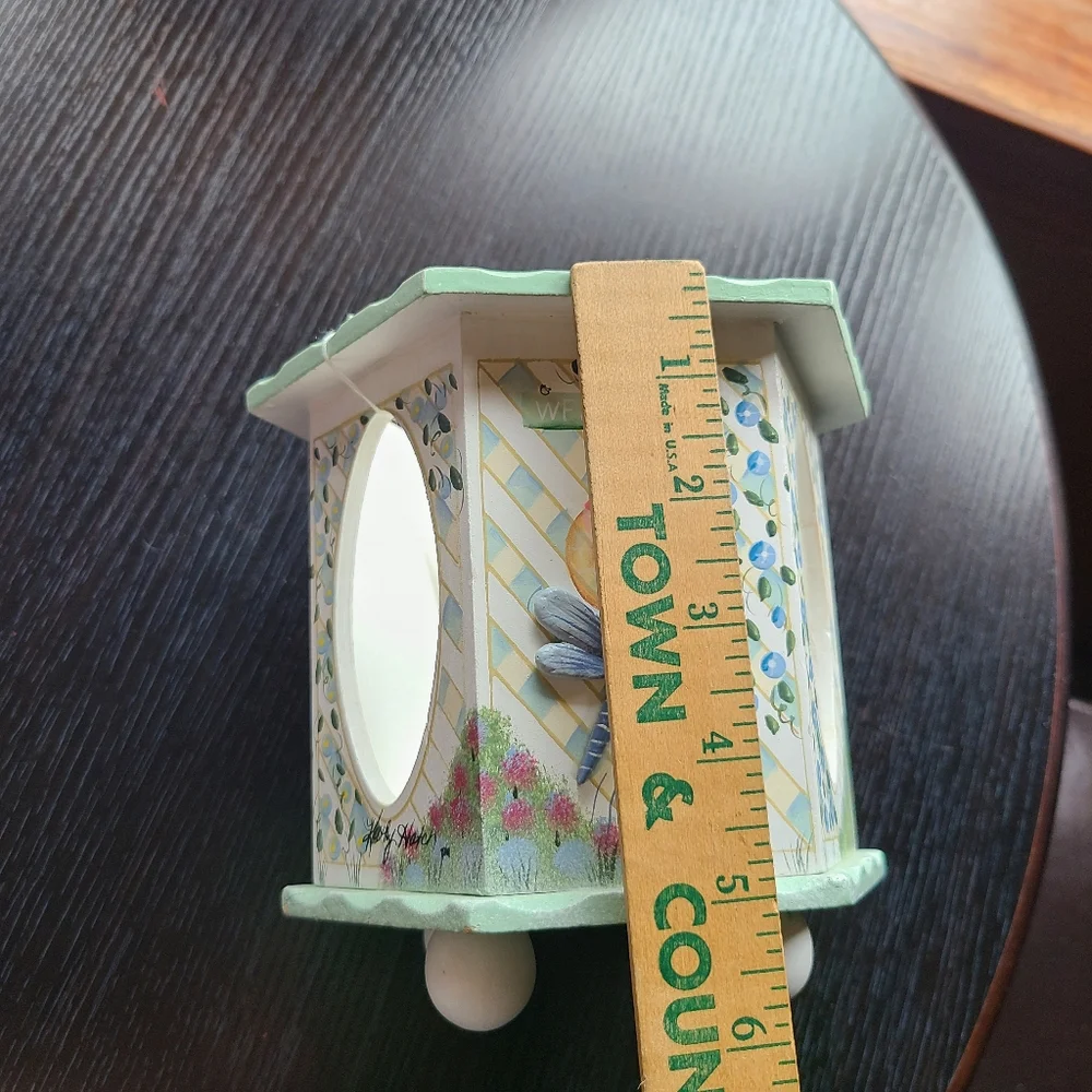 Decorative Candle Holder with Dragonfly Design